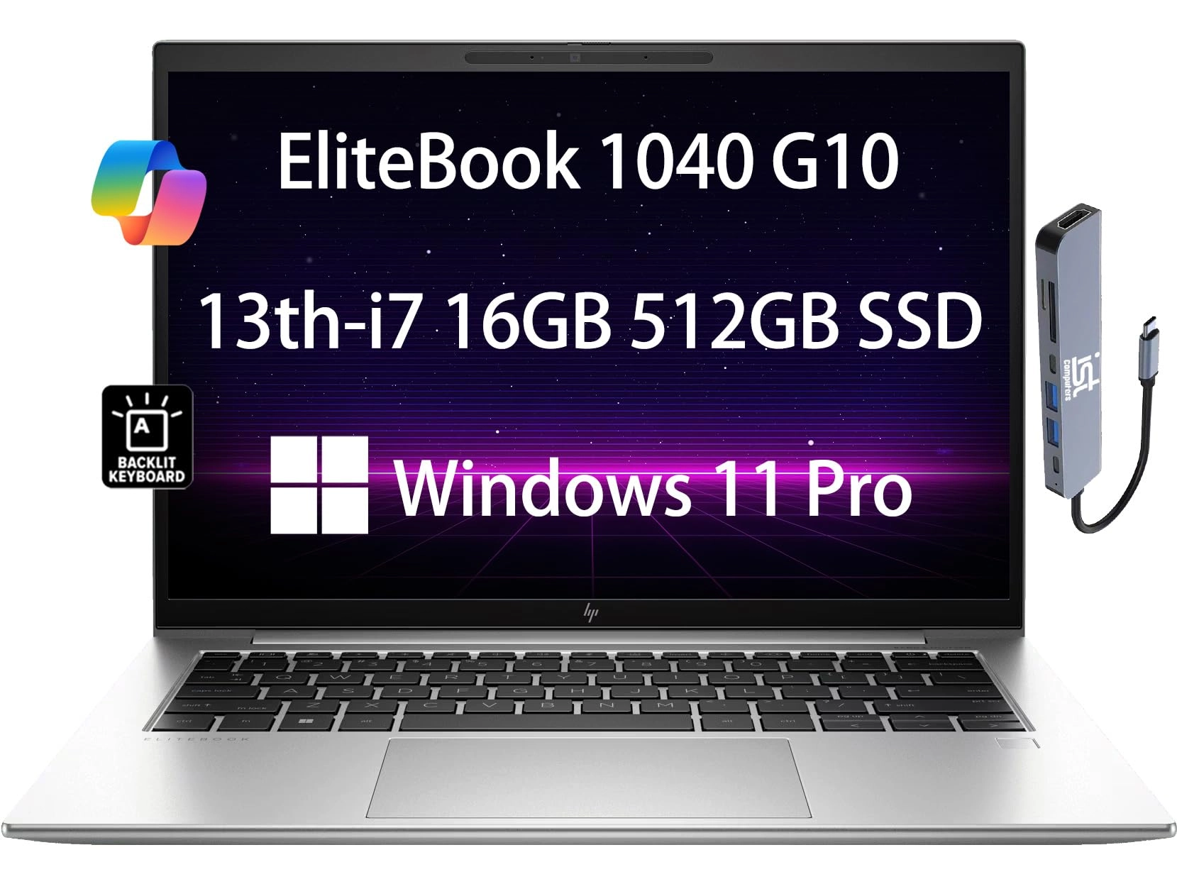 EliteBook 1040 G10 - 14'' i7-1355U 16GB DDR4 512GB SSD