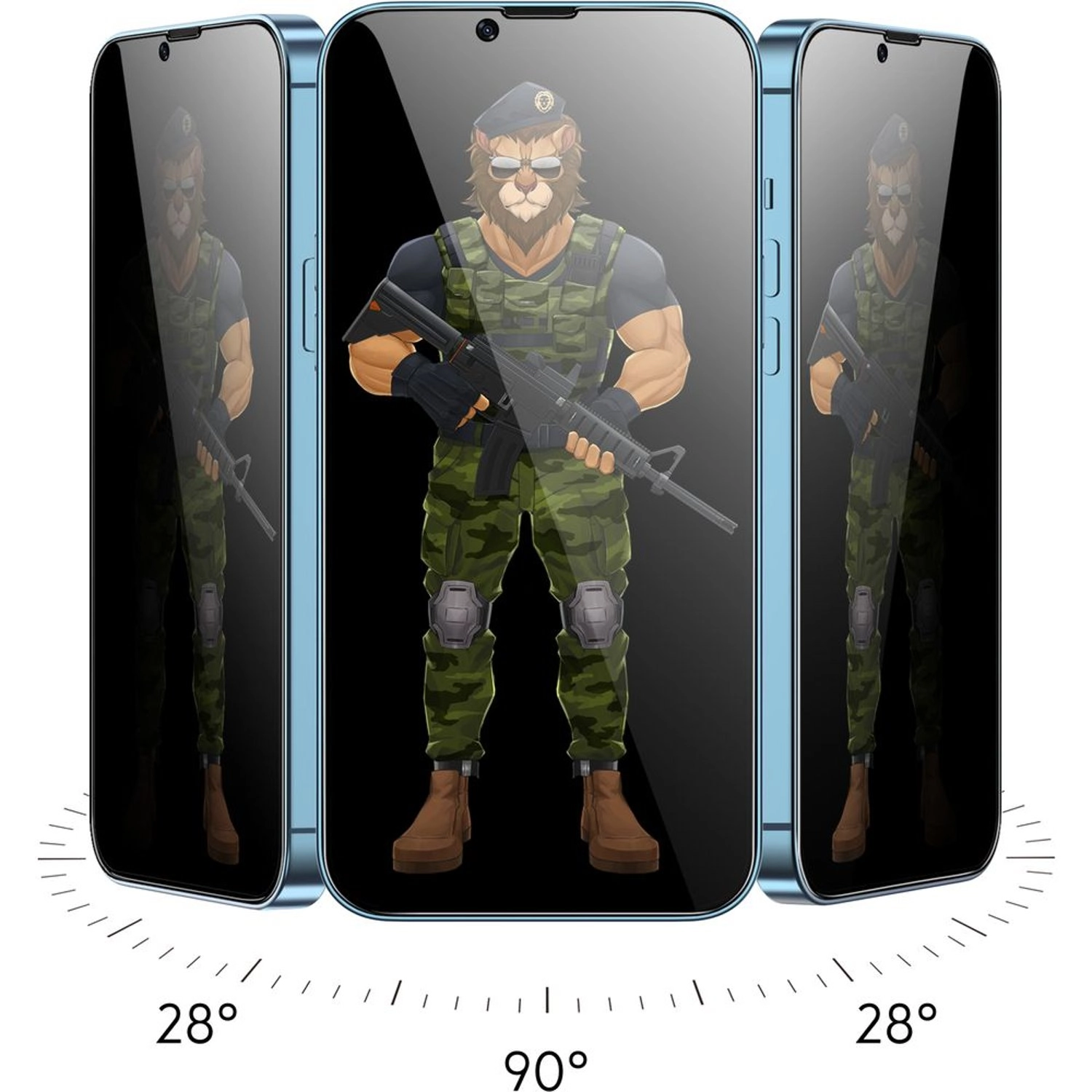 Clear Glass Screen Protector for iPhone 13 Pro/13