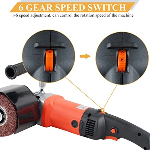 Electric Burnishing Polishing Machine - 2200W Adjustable Speed