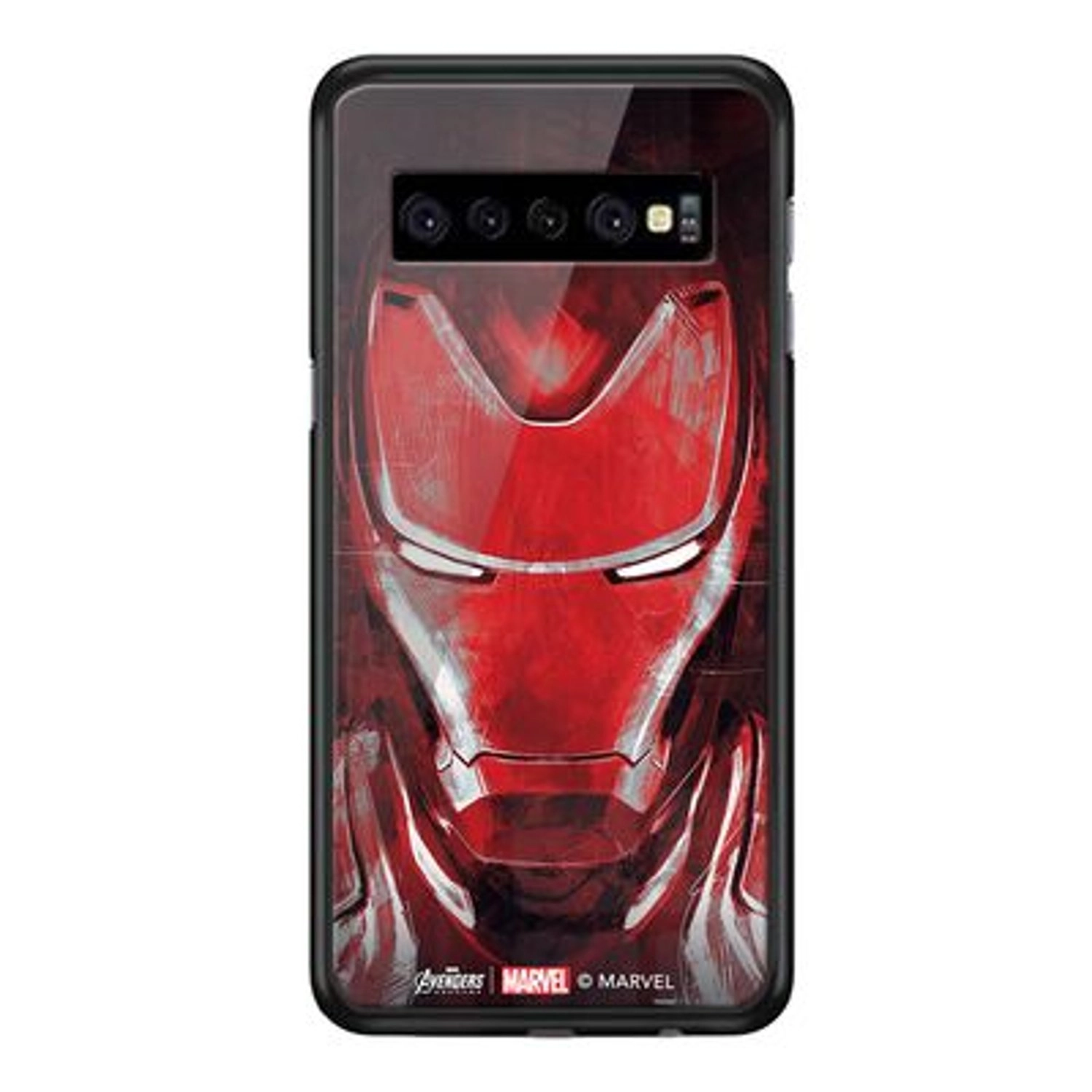 Wackylicious Iron Man Face Cover Back Case for Galaxy S10