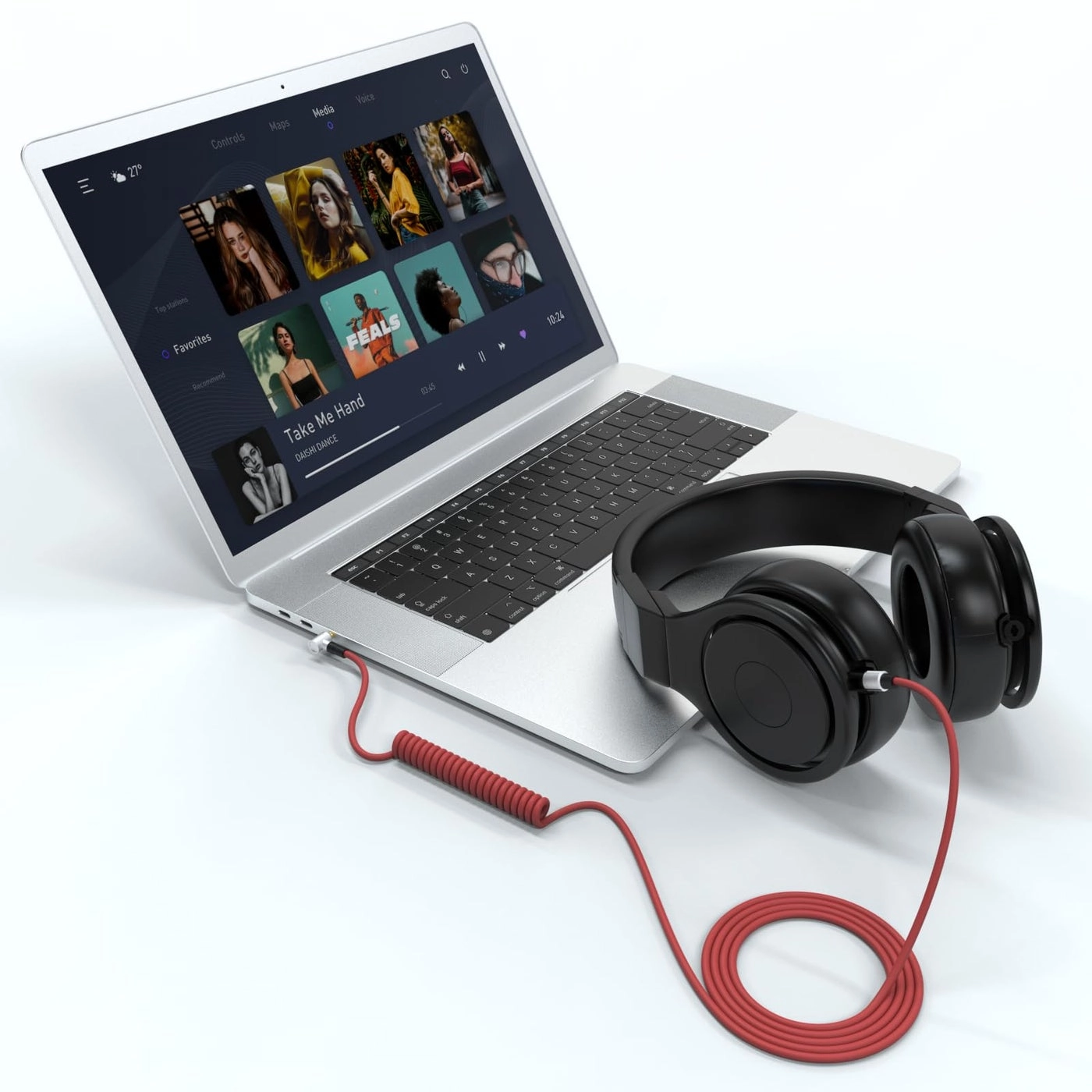 Auxiliary Extension Cable for Beats by Dr Dre Solo Studio Pro Detox Edition Headphones