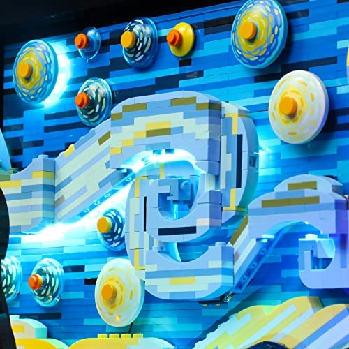 LED Lighting Compatible with Lego Vincent Van Gogh - The Starry Night 21333