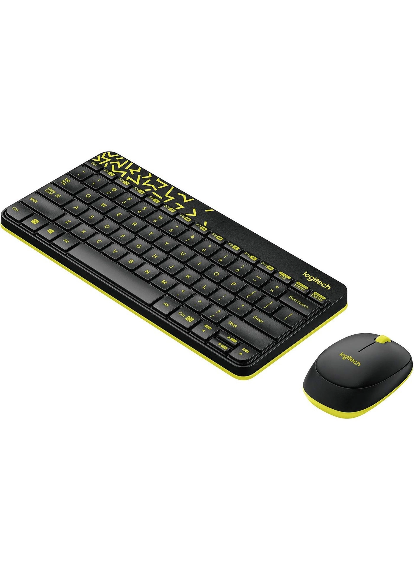 Logitech MK240 Nano - Keyboard and Mouse Set Wireless 1000DPI