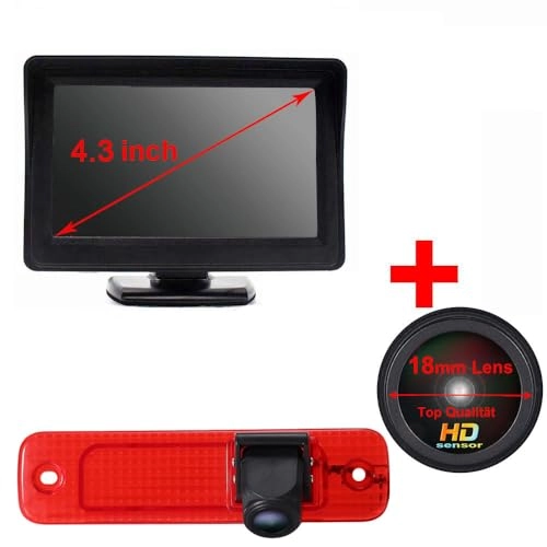 TFT LCD Monitor + Reversing Camera - Night vision 1280 x 720