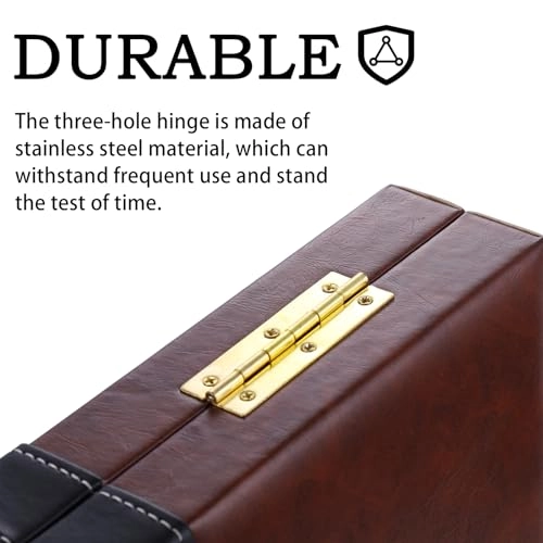 Backgammon Set - Brown Faux Leather