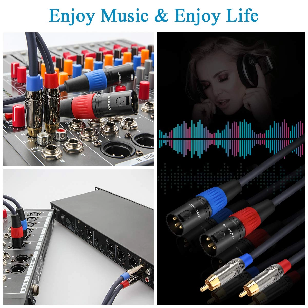 RCA to XLR Cable - 2m