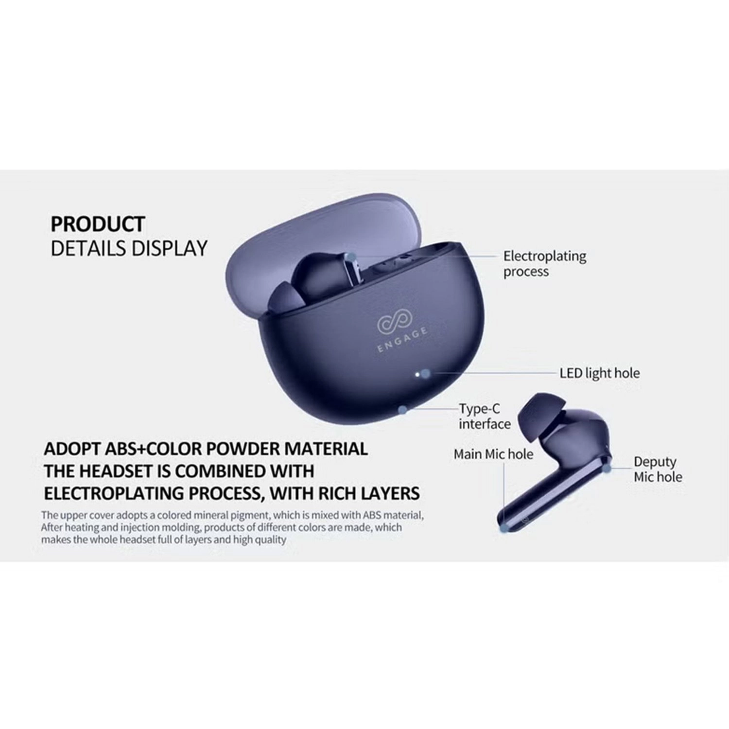 Pods E86A Wireless Earbud