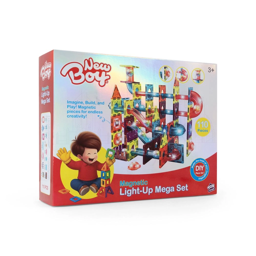 Magnetic Light-Up Mega Set - 110 pcs