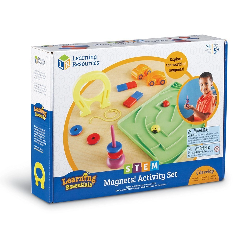 Stem Magnets Activity Set - Suitable for 5 years and above 24 Pcs