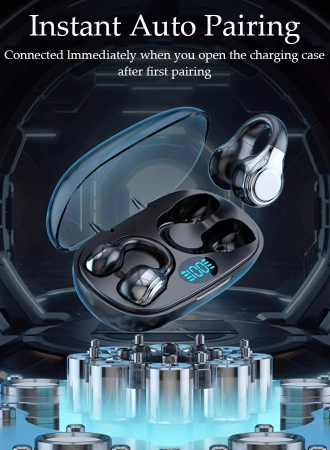 Clip On Bluetooth Earphones Wireless Earbud