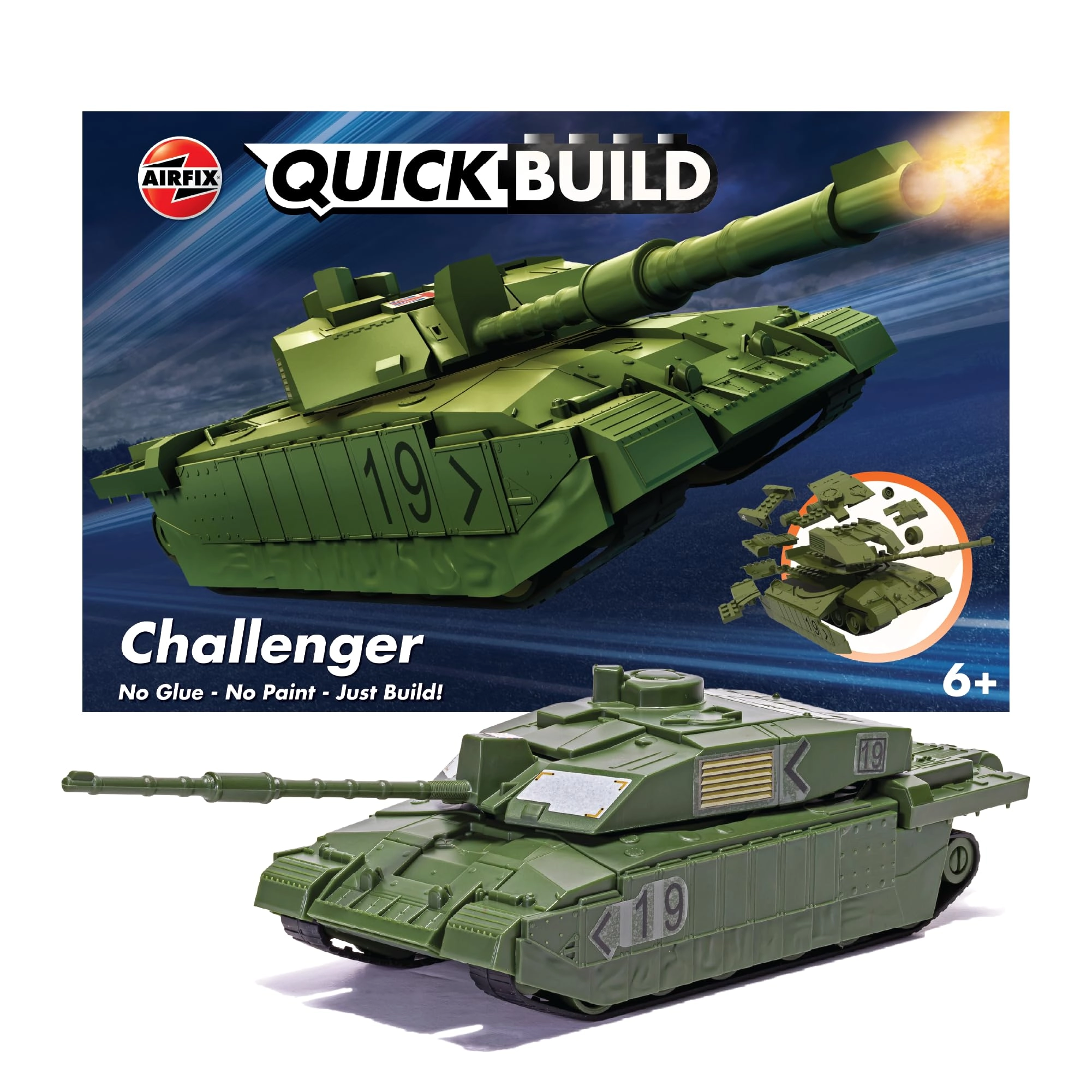 Airfix Quickbuild Challenger Tank Model Kit