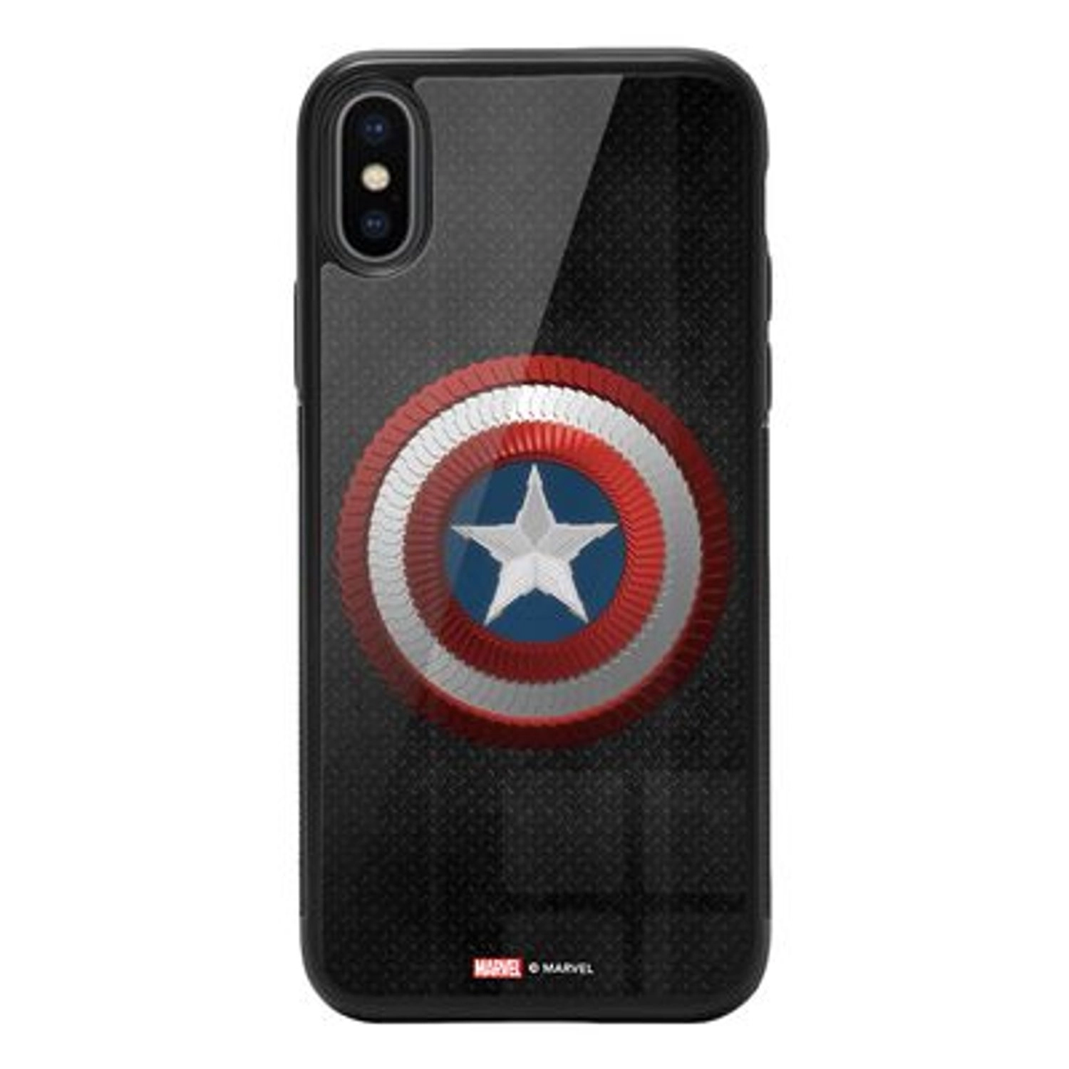 Wackylicious Vibranium Shield iPhone XS Cover Back Case for iPhone Xs