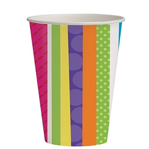 Pastel Celebrations Hot and Cold Cup - 8 pcs - 266 ml