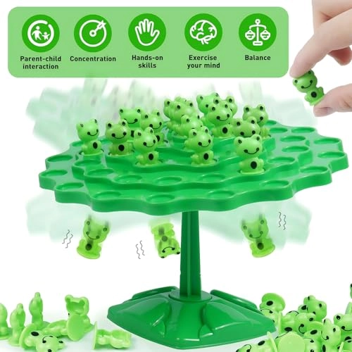 Frog Balance Game - Interactive Tabletop Puzzle