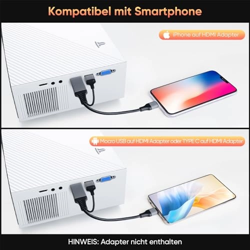 Mini Projector B0FQBYPRVM 18000 Lumens