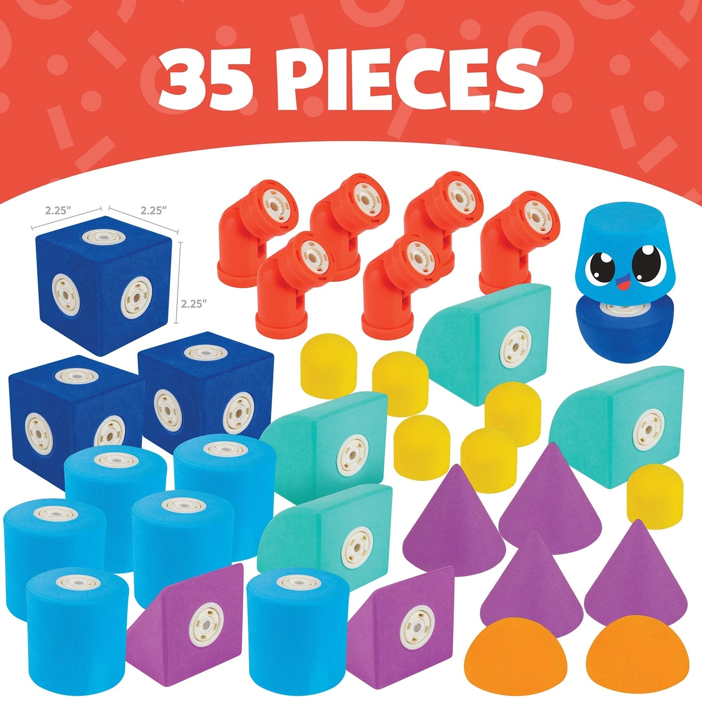 Magnetic Blocks - Castle 35 pcs