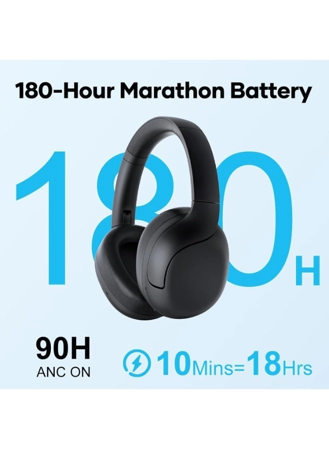 Active Noise Cancelling Headphones Wireless Headphone