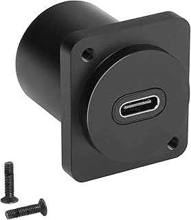 QIANRENON USB C Panel Mount Adapter 100W USB-C to USB-C