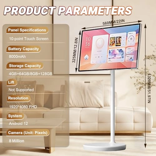 Mobile Portable Tv Stand - Full HD 24in