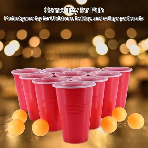 Beer Pong Cups and Balls Set - 17 years and up 12 piece(s)