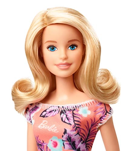 Barbie Beautiful Orange Flowery Dress Ages 0+