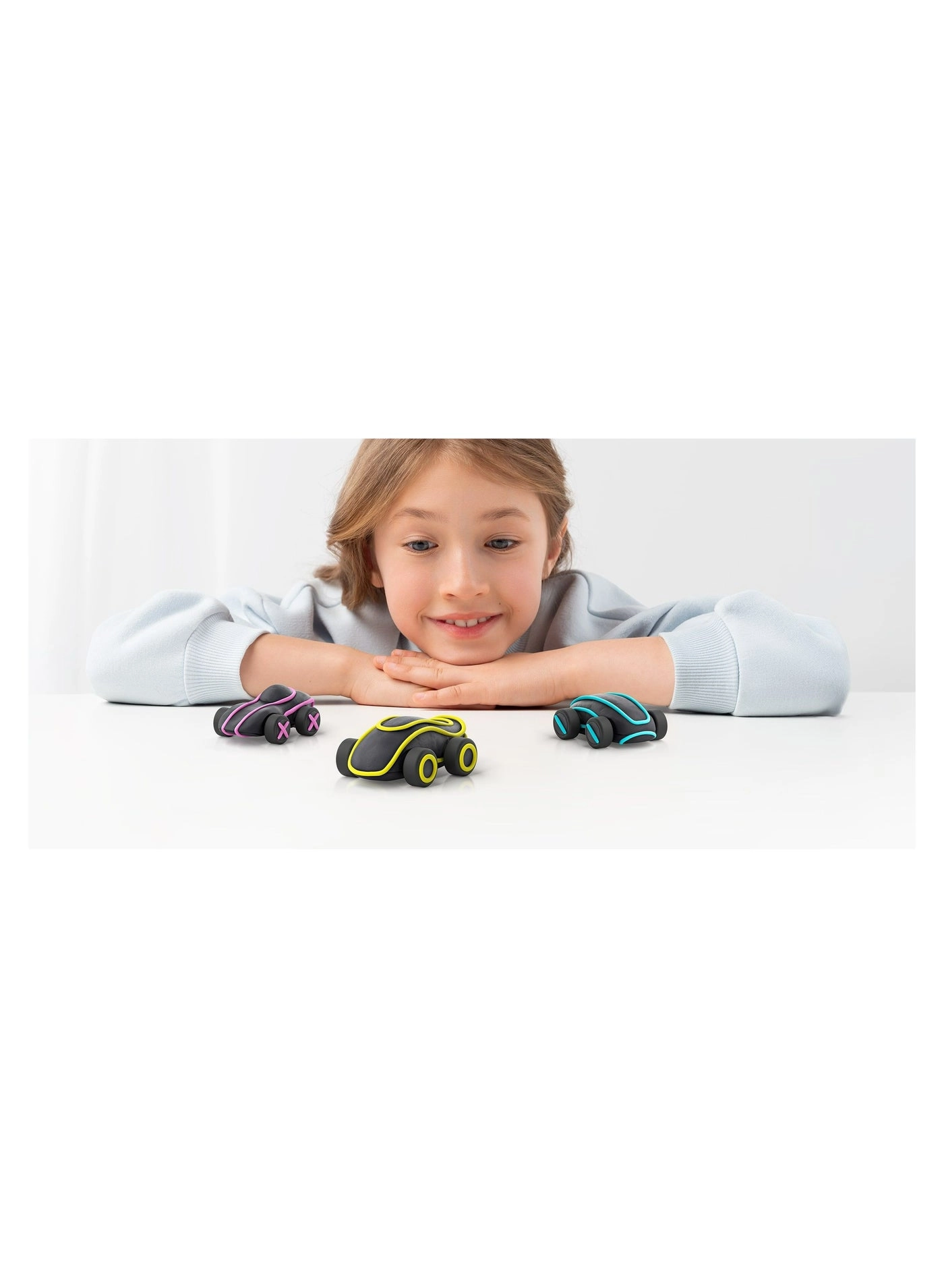 Cyber Cars PINK CYBER CAR Modelling Air-Dry Clay - 3+ years