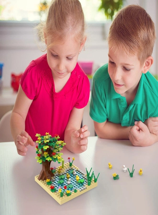Farm Animal Duck Pond Building Set - Duck 246 pcs