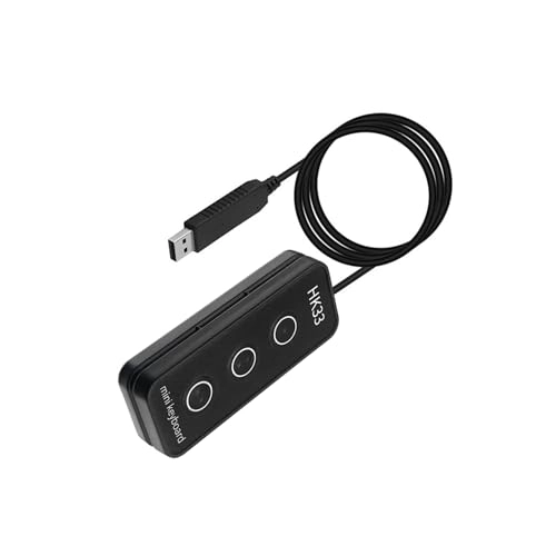 3 Key USB Programmable Keyboard - Wired