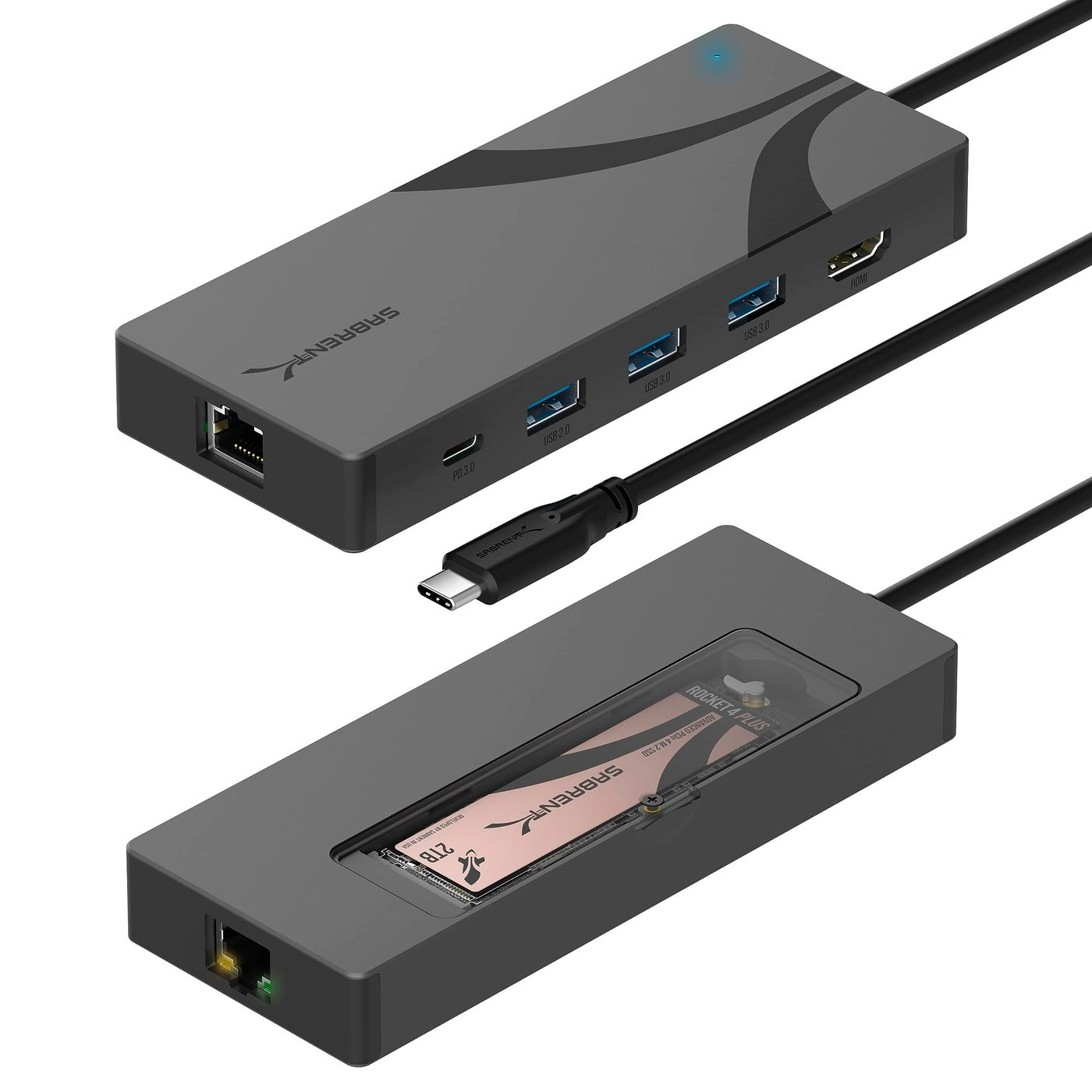 Sabrent USB-C Hub & SSD Enclosure