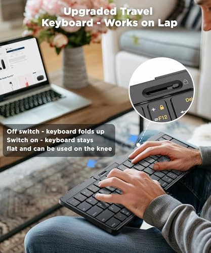 Foldable Bluetooth Keyboard - Wireless