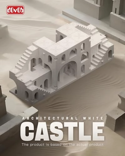 Architectural Transformable Castle - 1170pcs