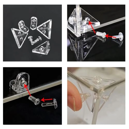 Transparent Acrylic Display Case for 80113 Spring Festival Lemanlou, Egypt - 35 x 20 x 30 cm 3 mm