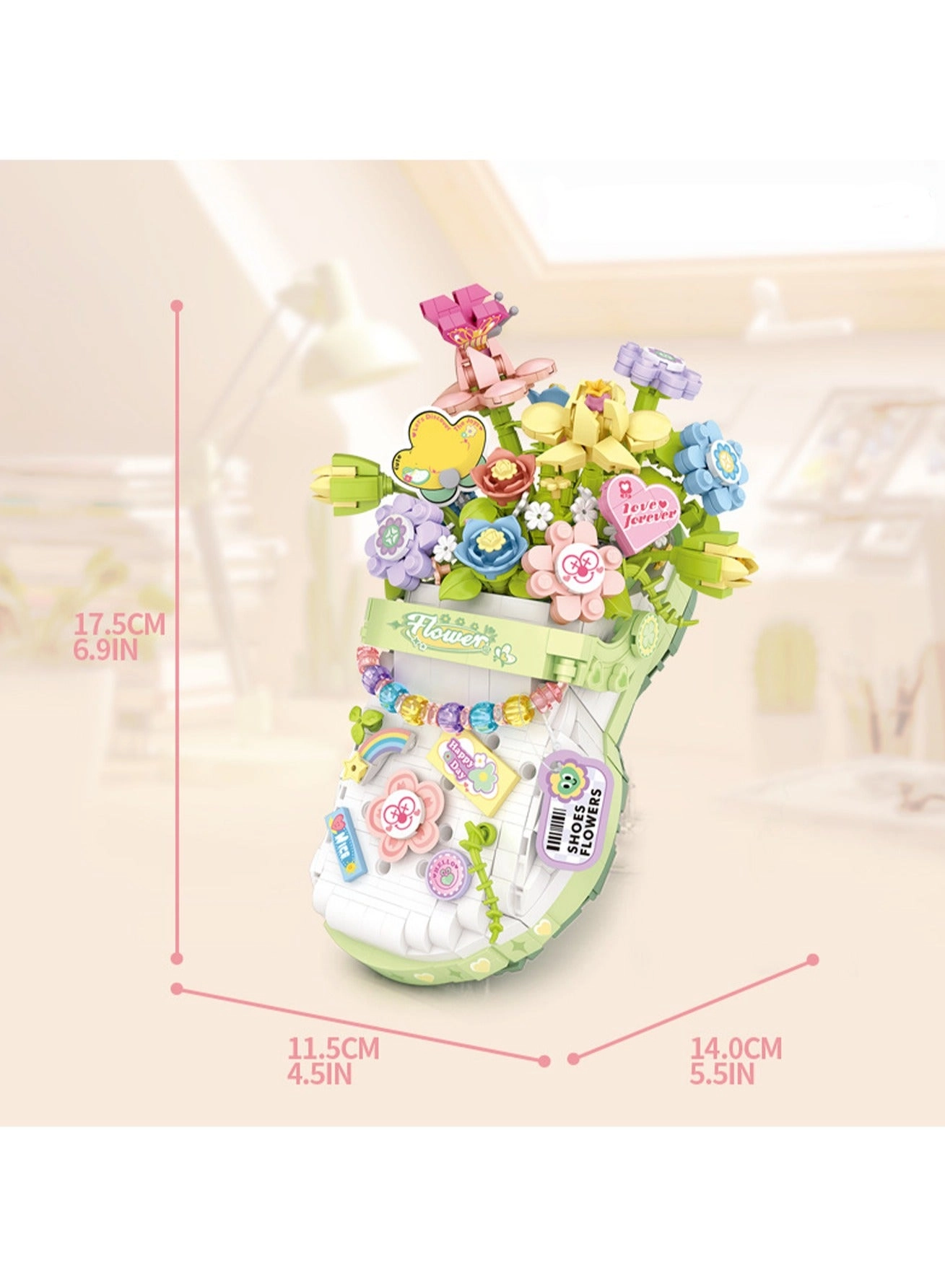 Flower Hole Shoes Model Set - 1040pcs