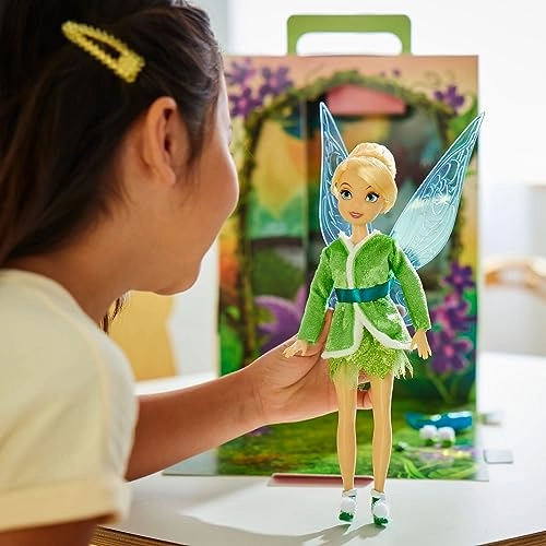Tinker Bell Story Doll - 11 Inches Plastic Glittering Outfit Ages 3+