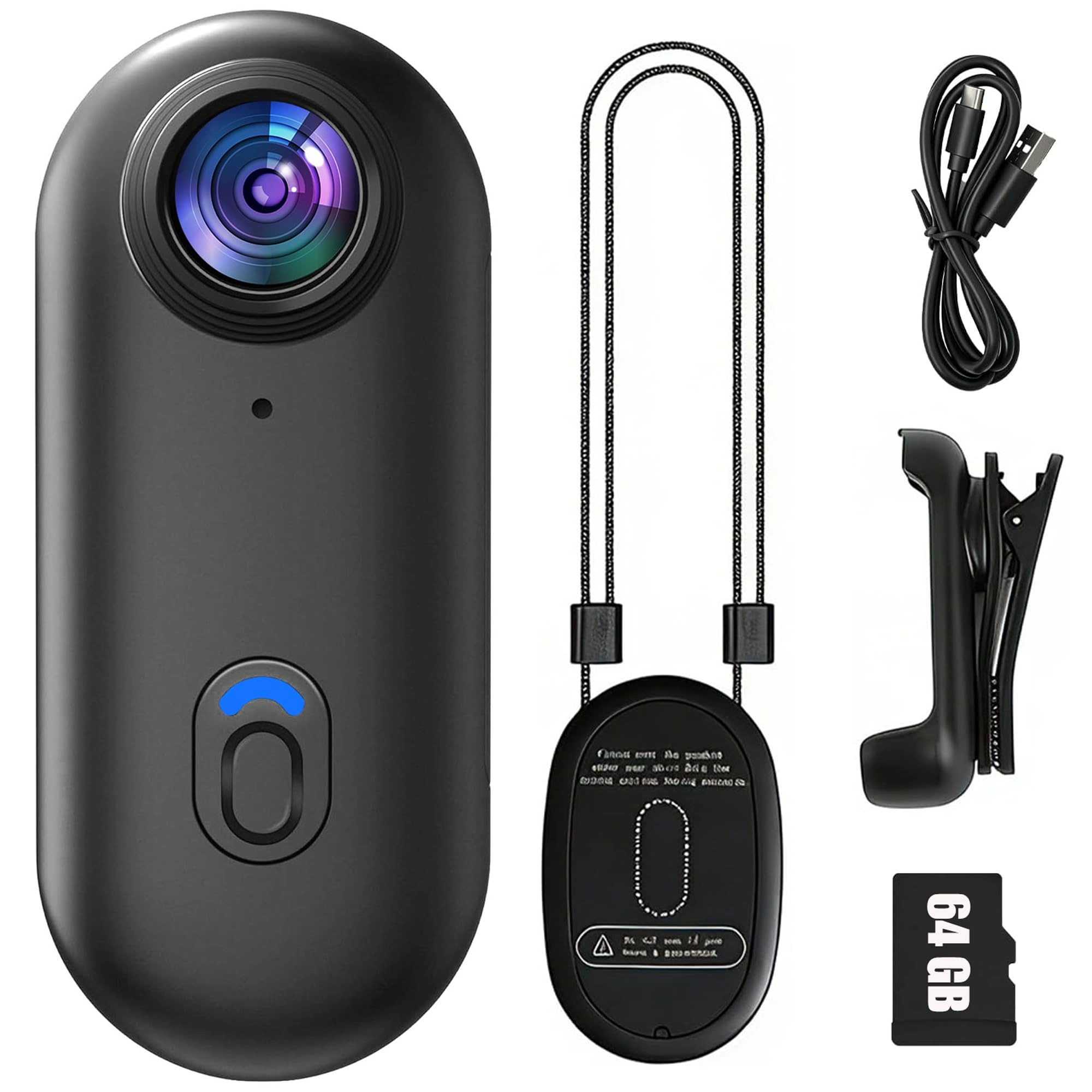 dahocamgo Mini Body Camera - 3840x2160 64GB