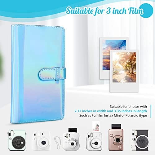 Instax Mini 96 Pockets Faux Leather PVC Photo Album