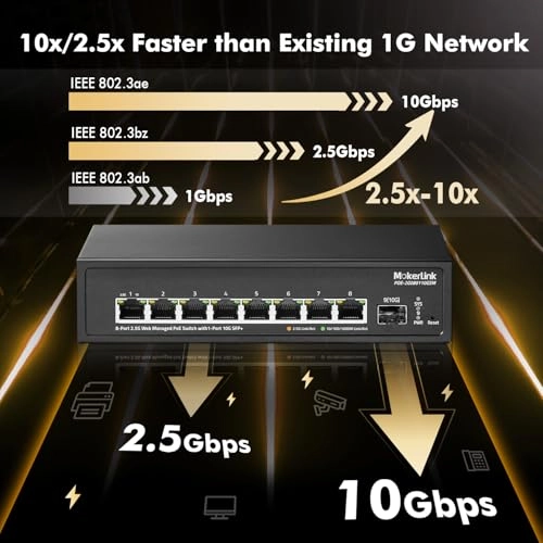 8x2.5G POE 8-ports