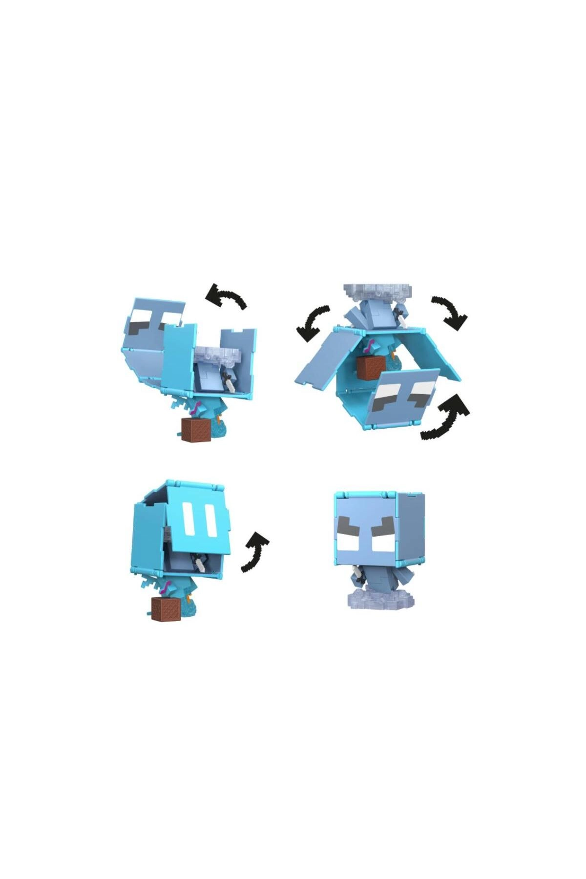Minecraft Flippin' Figs Magic Mobs Action Figure JCN23 - 1 Piece