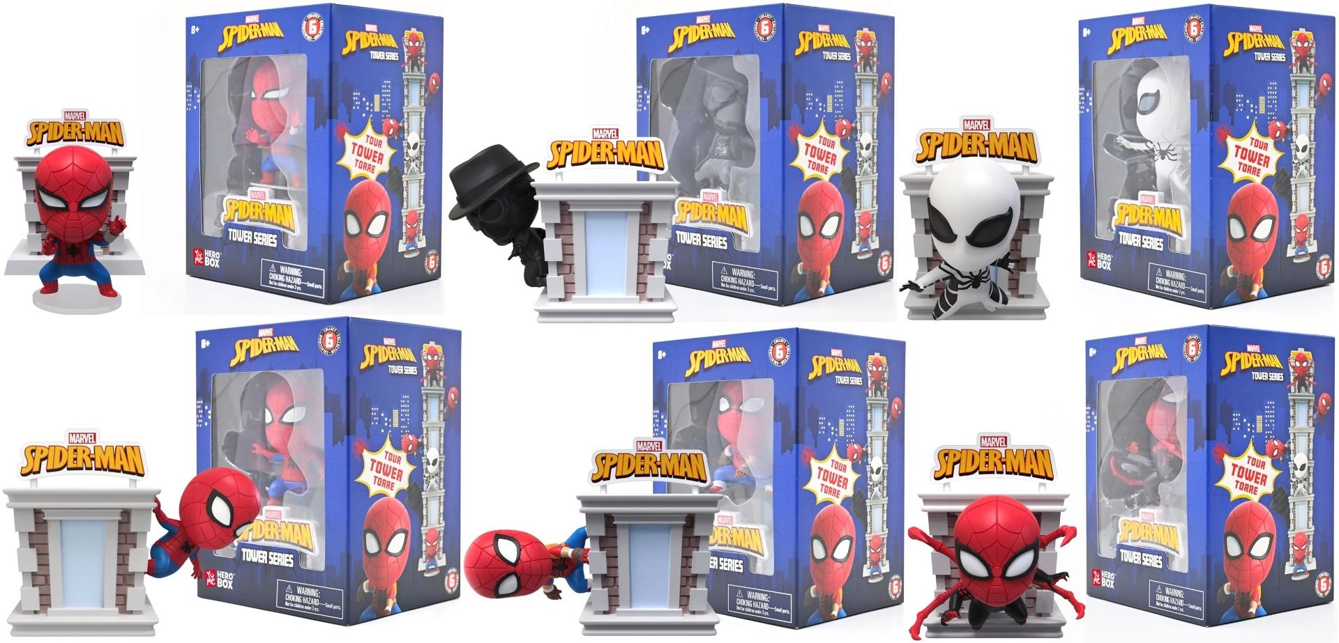 Spiderman Tower Series - 3+ 1 Pc