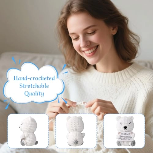 Polar Bear Positive 10 cm Crochet