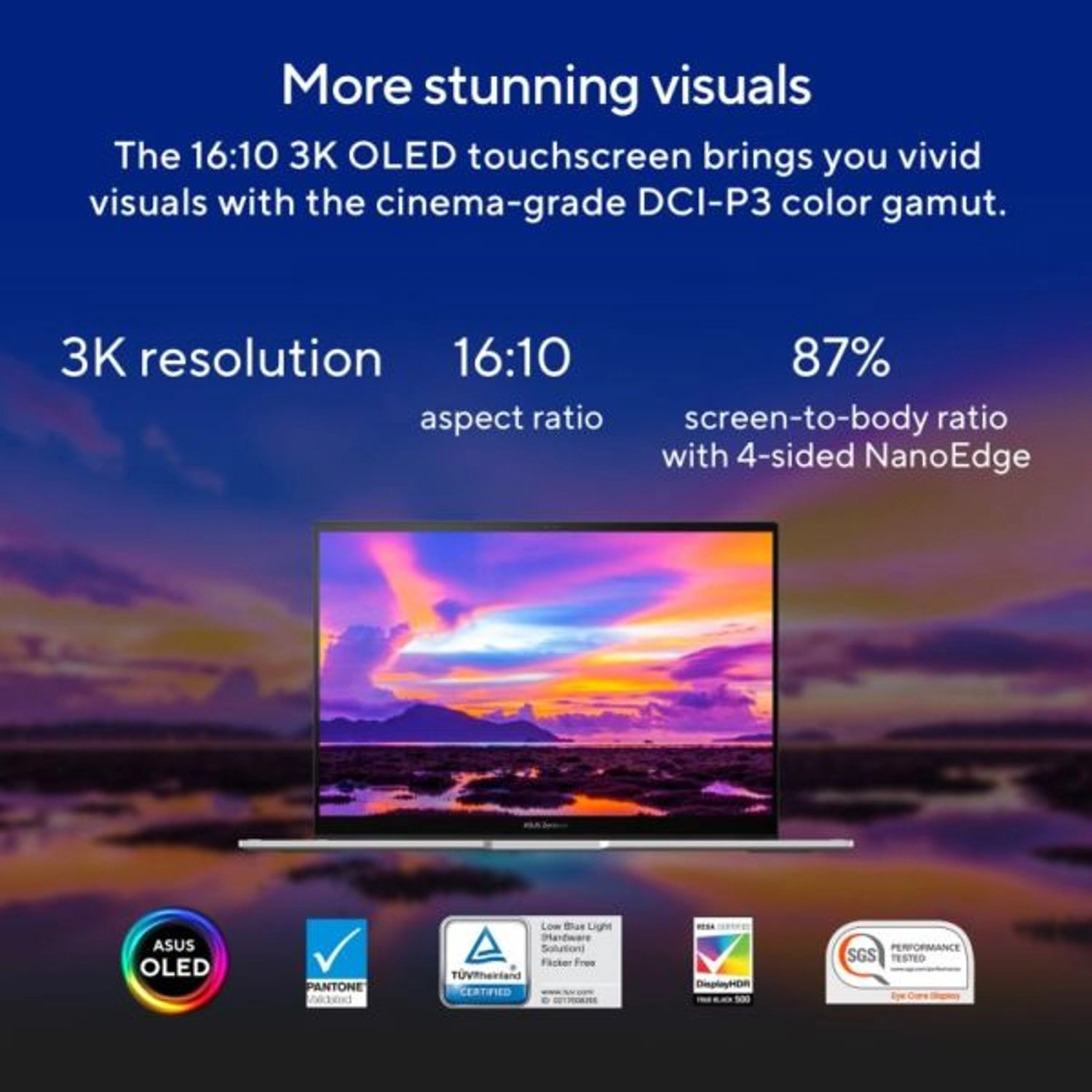 Zenbook 14 Flip OLED UP3404VA-OLEDI7B - 14'' Core i7-1360P 16GB DDR5 1000GB SSD