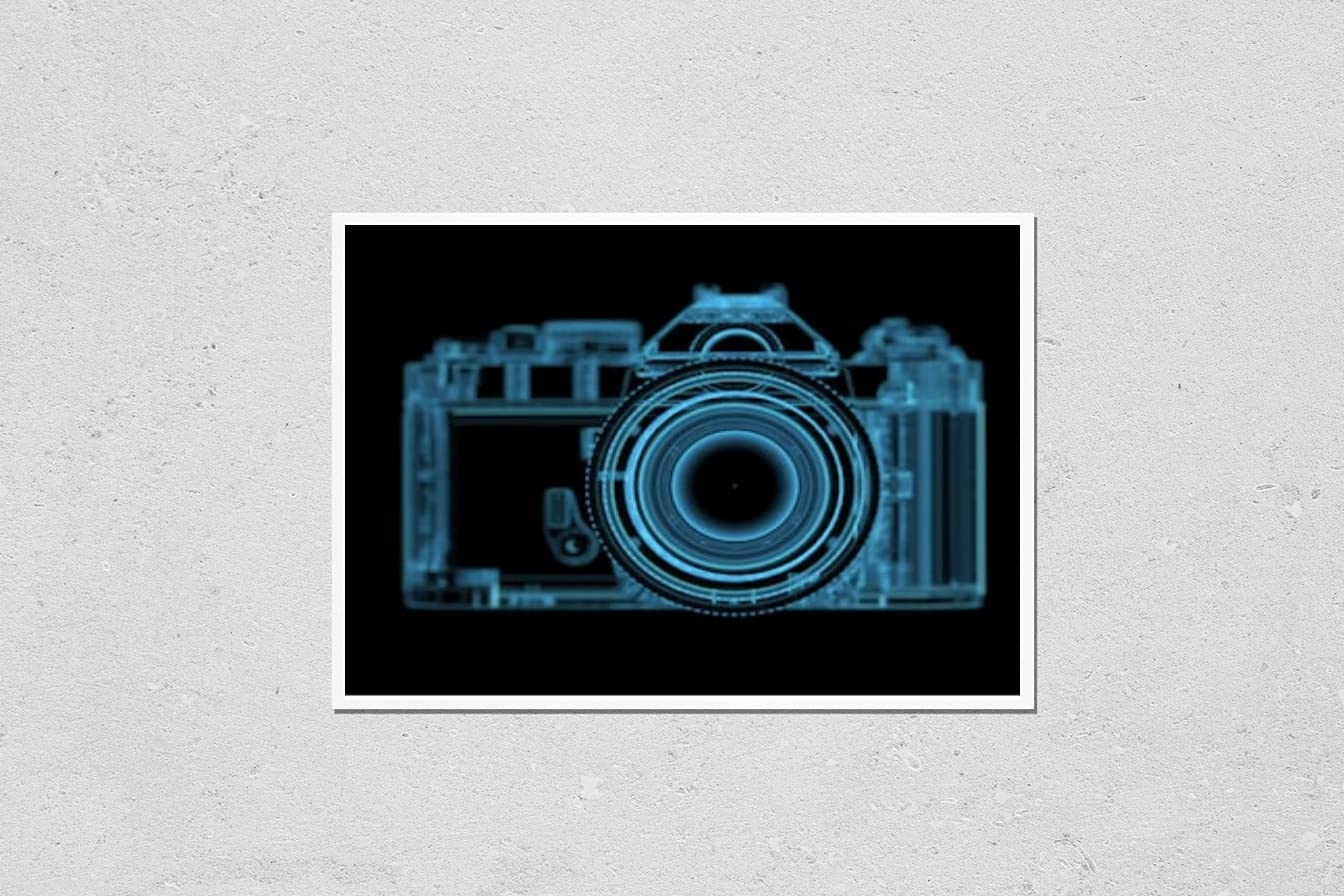 HardPress DSLR SLR Camera Poster - 16" x 20"