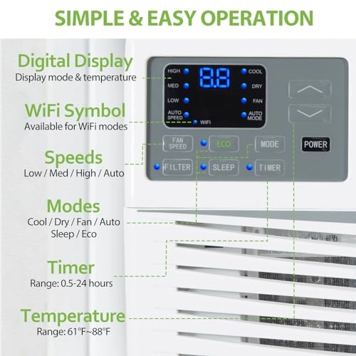 Window Air Conditioner - 1091 watts