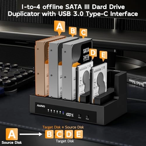 5 Bay Hard Drive Docking Station