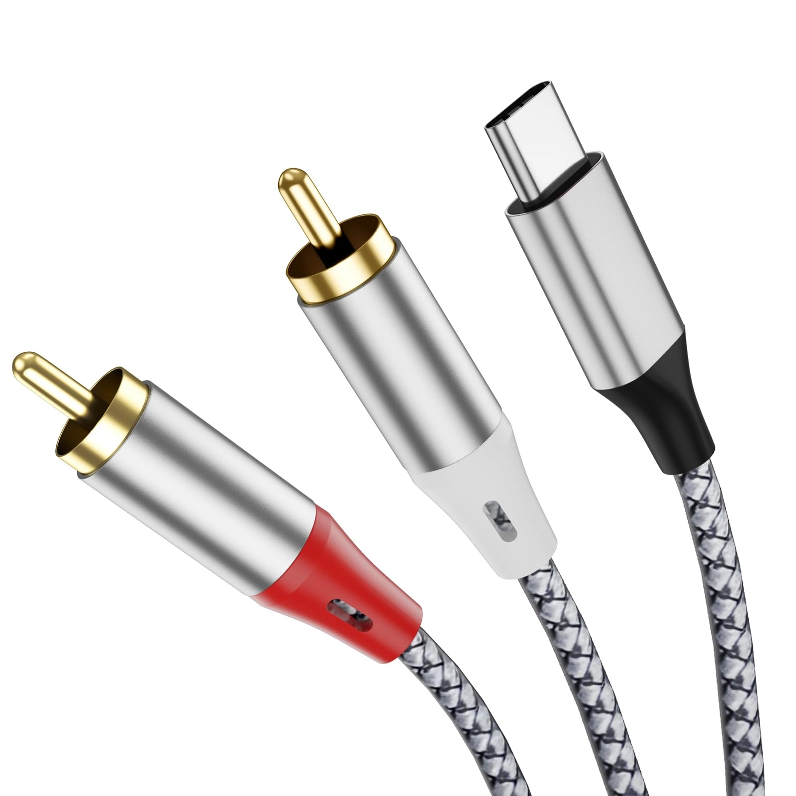 Liaoan USB C to 2RCA Stereo Adapter Cable - 1 meter