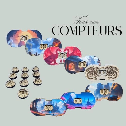 Life Counter - Wood The Citadel (French)