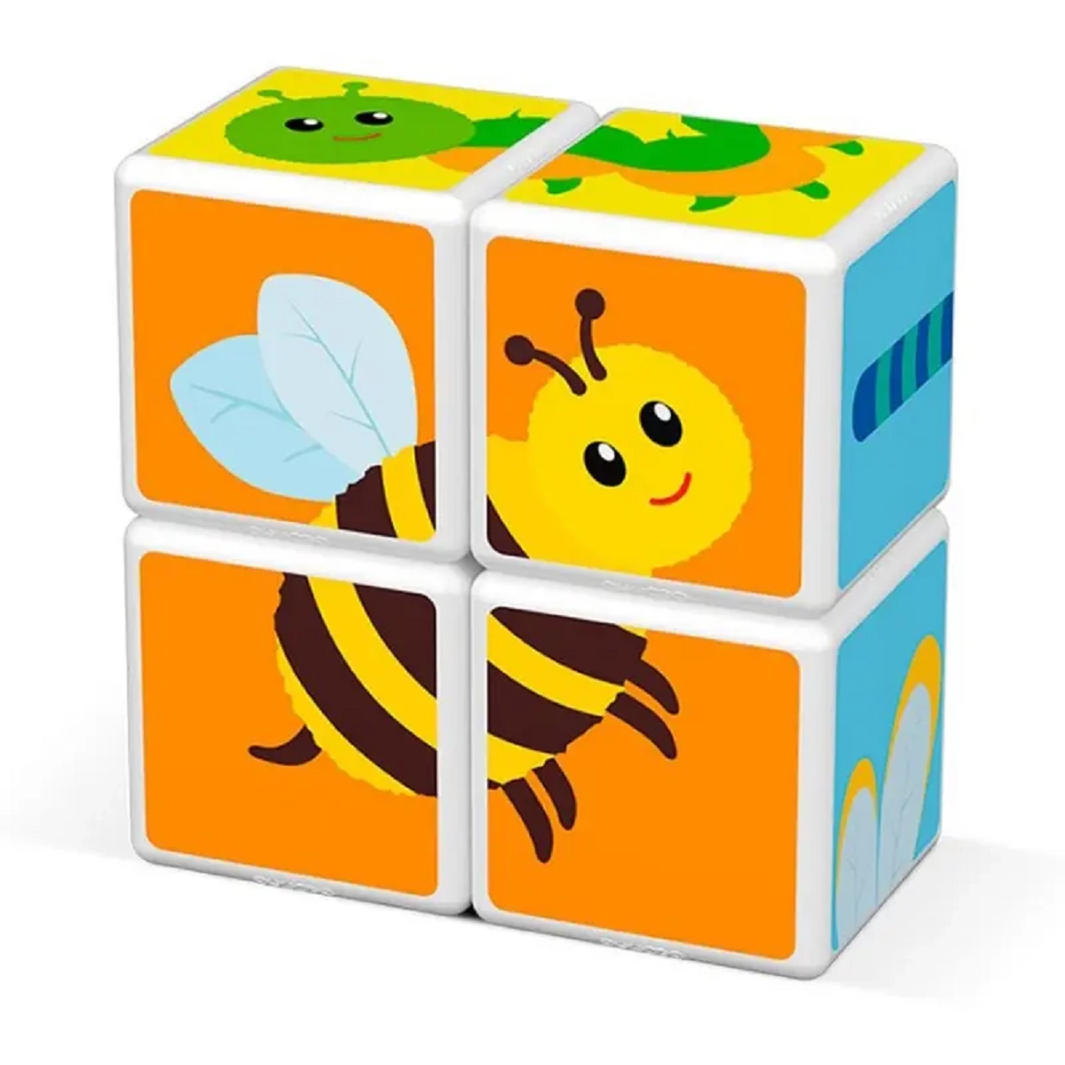 Magicube Mix And Match Insects - 18 Months 7Pcs