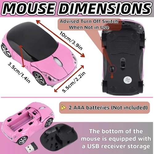 Mini Car Computer Mouse - USB