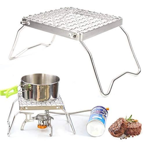 Folding Grill - gas stove alcohol wood