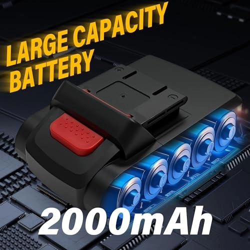 Cordless Drill Set - 2 x 2000mAh